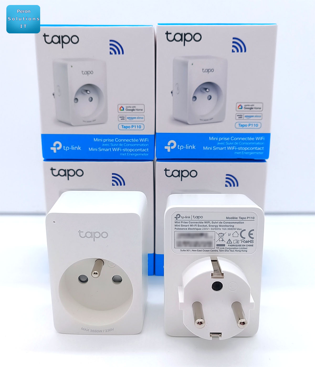 Prise connectée TP-Link Tapo P110 avec suivi de la conso 16A –